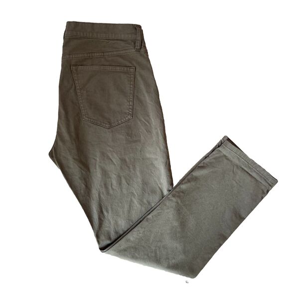 Flint and Tinder Pants 31 Khaki Tapered Fit Minimalist Workwear New York Chino - Picture 1 of 10